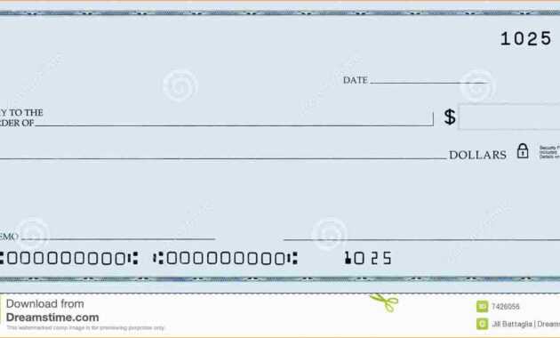 Fake Cheque Template - Calep.midnightpig.co inside Large Blank Cheque Template