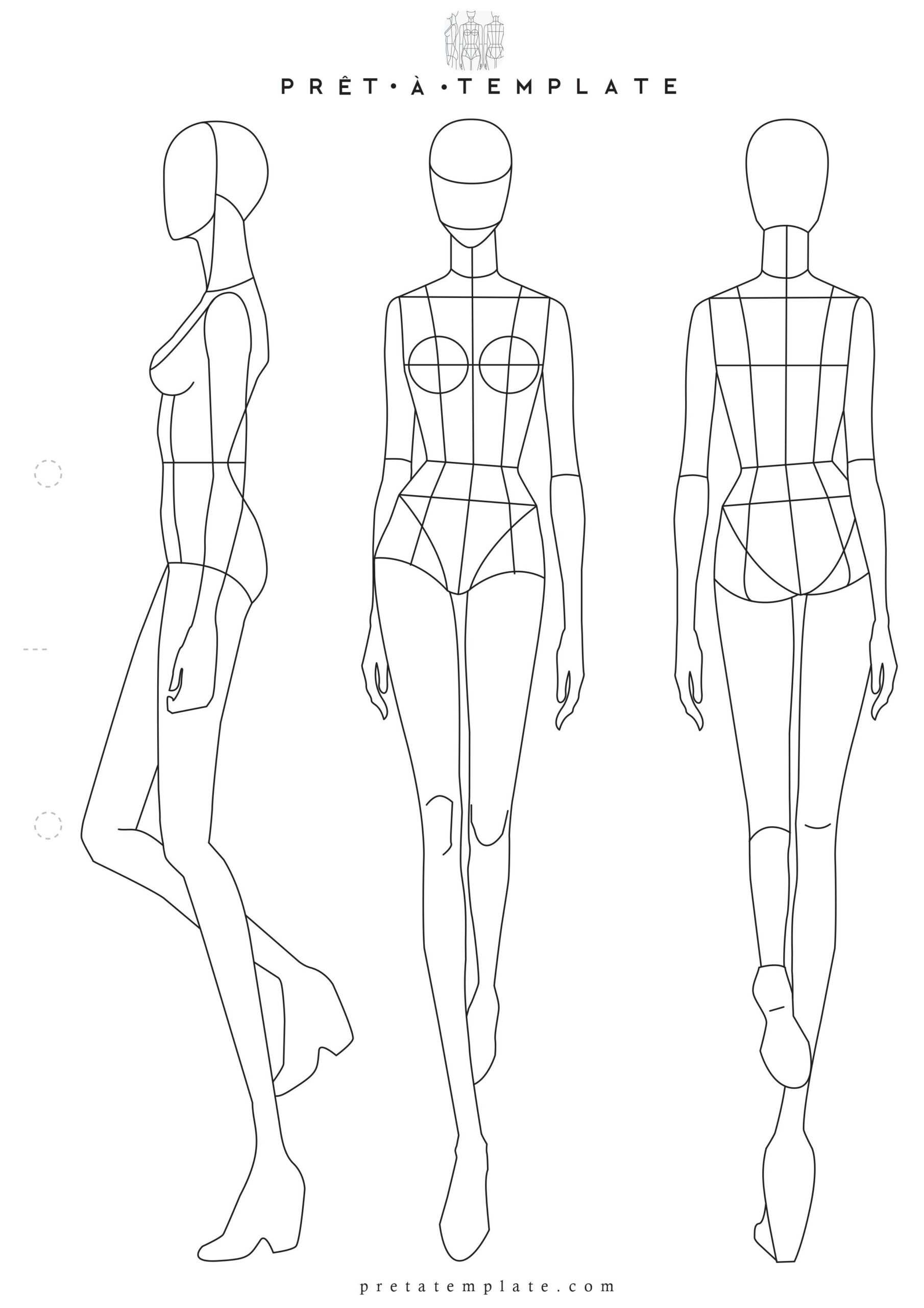 Fashion Model Sketch Template At Paintingvalley Regarding Blank Model Sketch Template