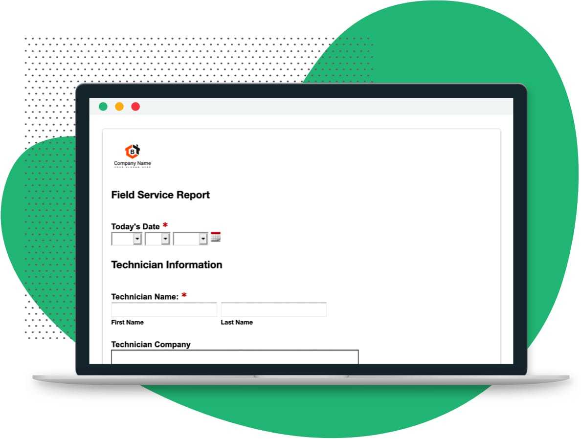 Field Service Report Form | Formstack Intended For Technical Service Report Template