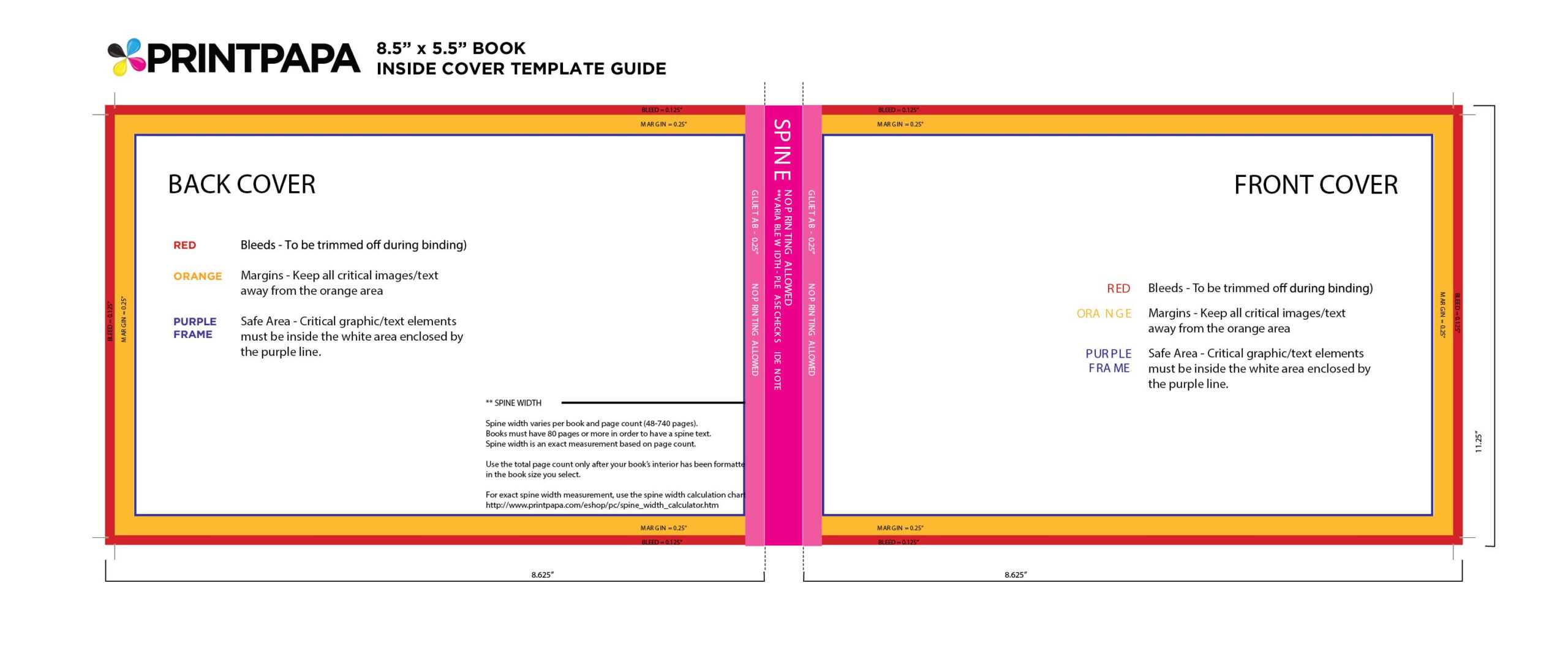 Find A Printing Template :: Printpapa For 6X9 Book Template For Word