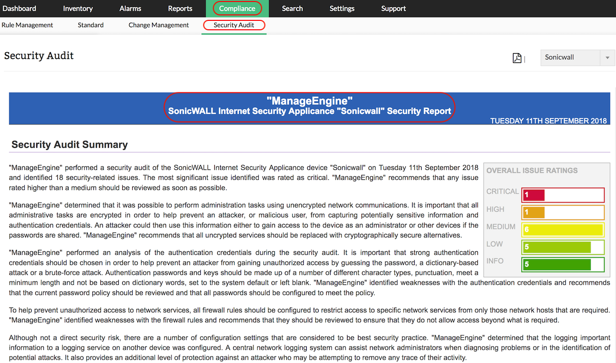 Firewall Security Audit | Firewall Configuration Analysis Tool With Security Audit Report Template