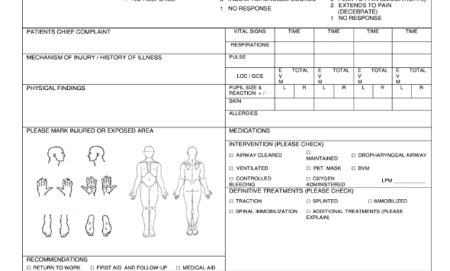 First Aid Incident Report Form Template - Best Sample Template with First Aid Incident Report Form Template