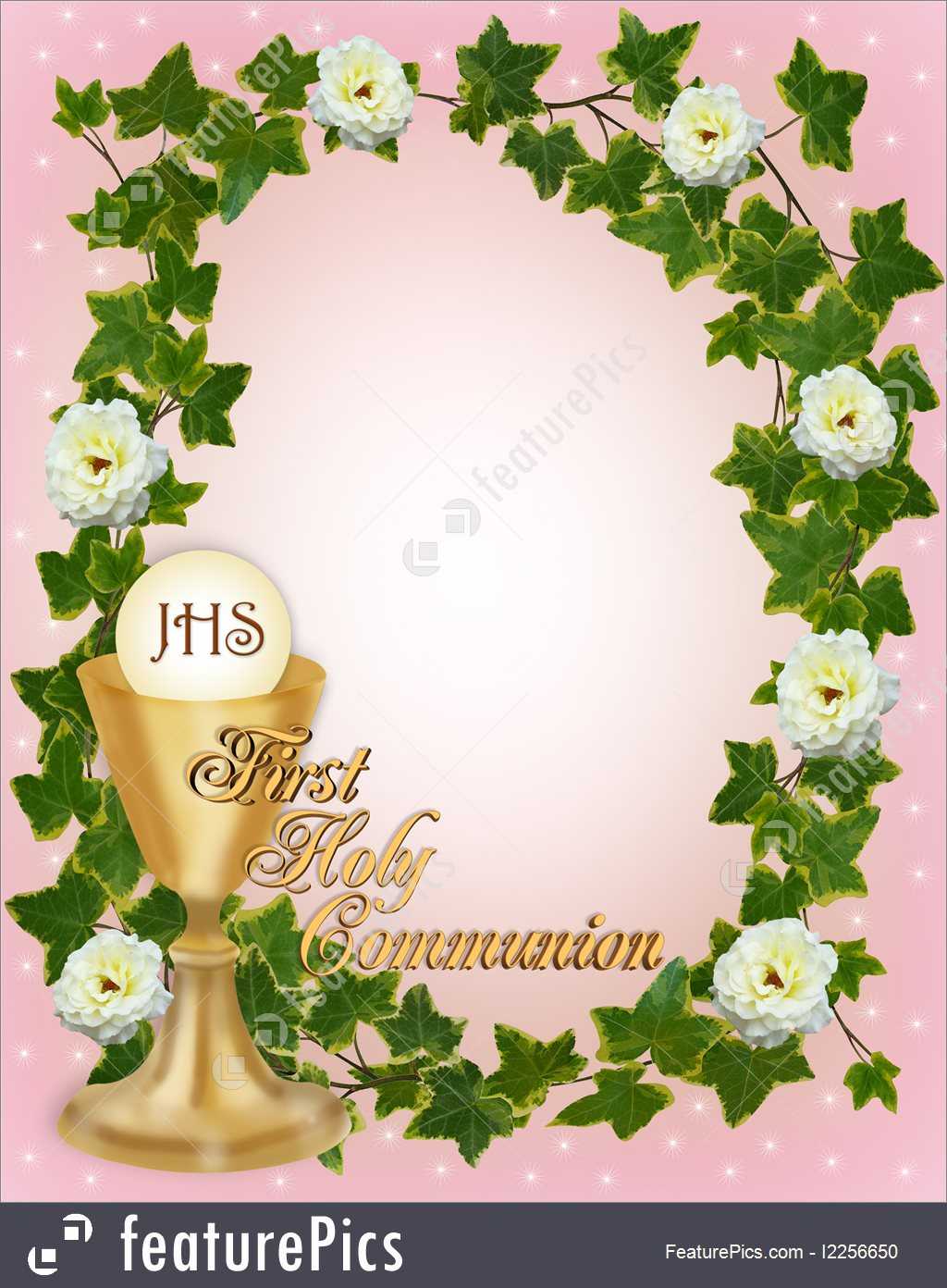 First Holy Communion Program Template For Mac Regarding First Communion Banner Templates
