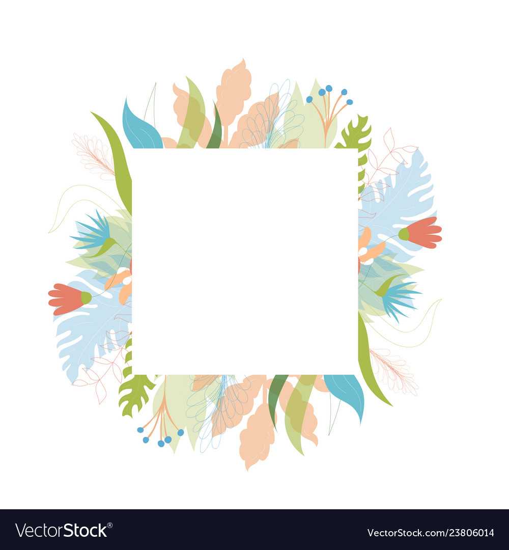 Floral Greeting Card Template Throughout Free Printable Blank Greeting Card Templates