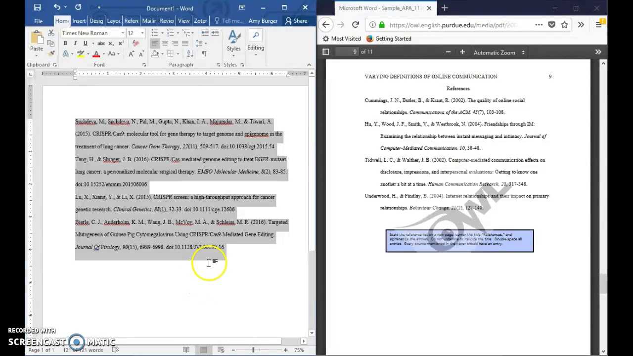 Formatting A References Page In Apa 6Th Edition Format (Current For 2018  2019) ~ Updated Intended For Apa Word Template 6Th Edition