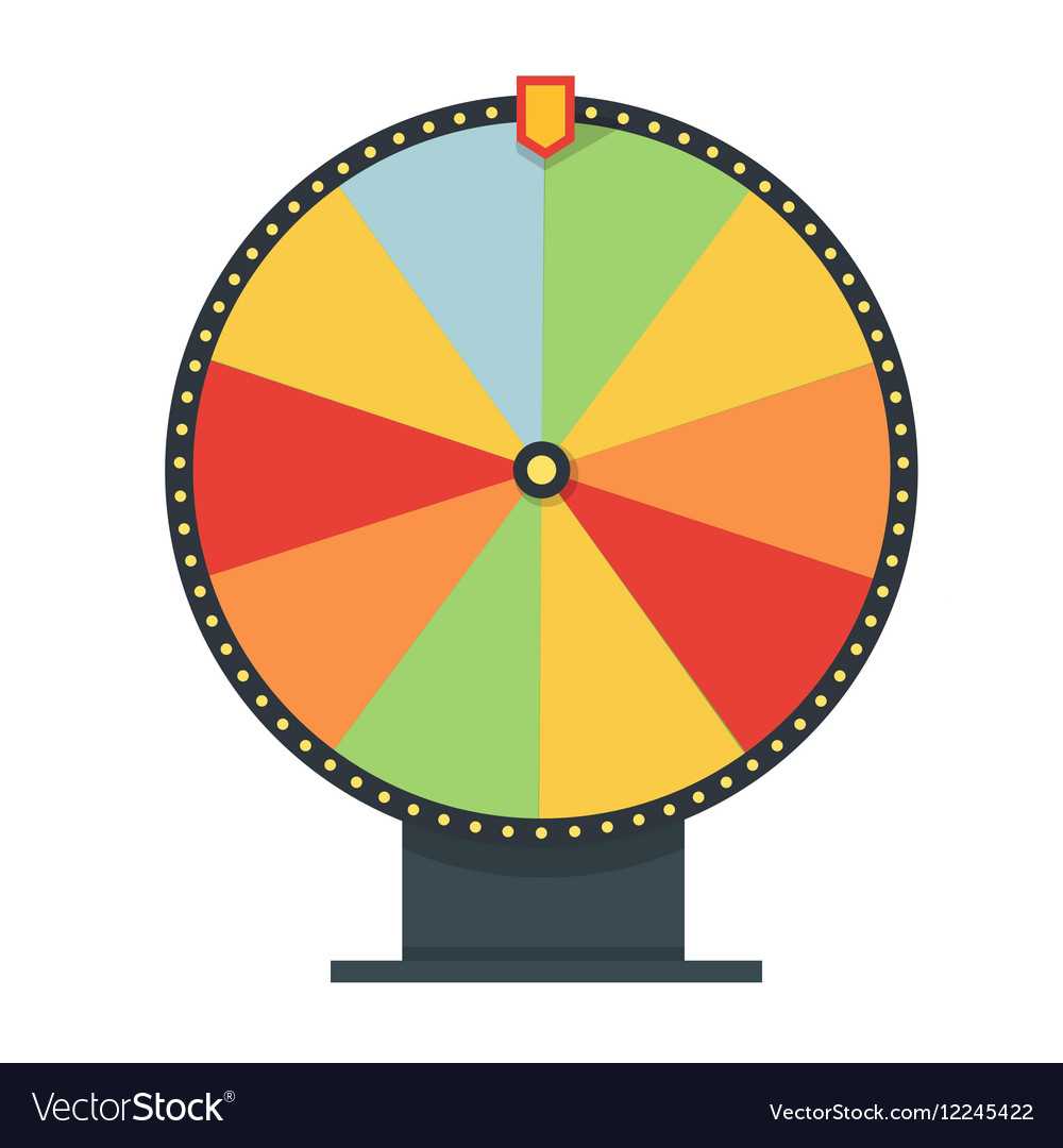 Fortune Wheel In Flat Style Blank Template Game Pertaining To Wheel Of Life Template Blank