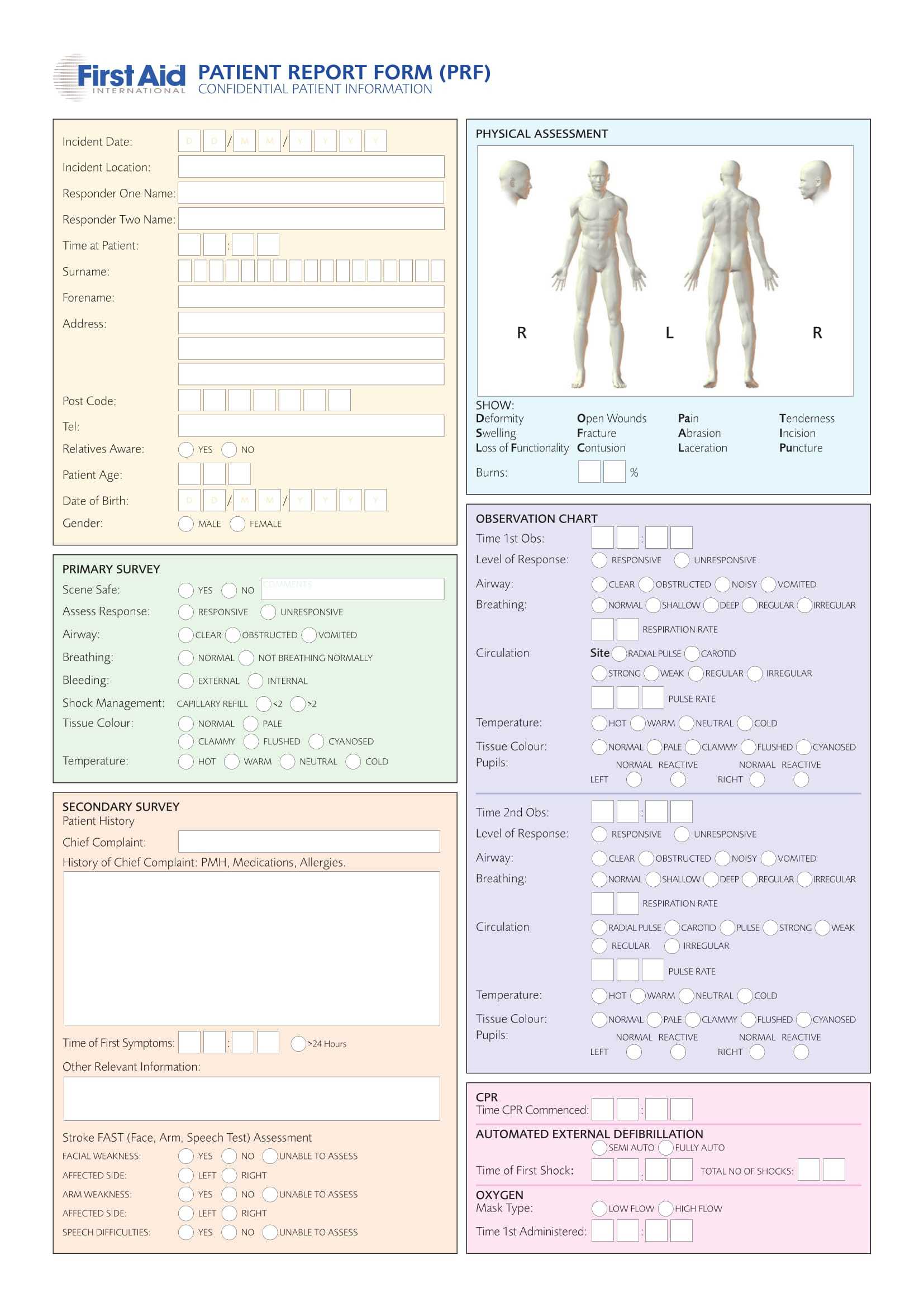 Free 14+ Patient Report Forms In Pdf | Ms Word In Patient Report Form Template Download