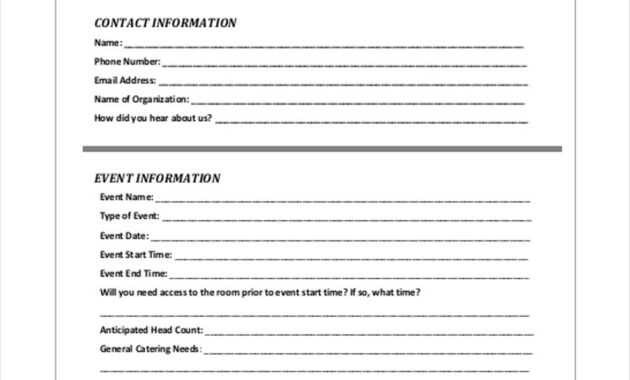 Free 7+ Sample Event Inquiry Forms In Ms Word | Pdf with regard to Enquiry Form Template Word