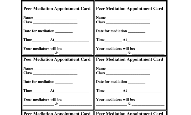 Free Appointment Card Template - Calep.midnightpig.co throughout Appointment Card Template Word