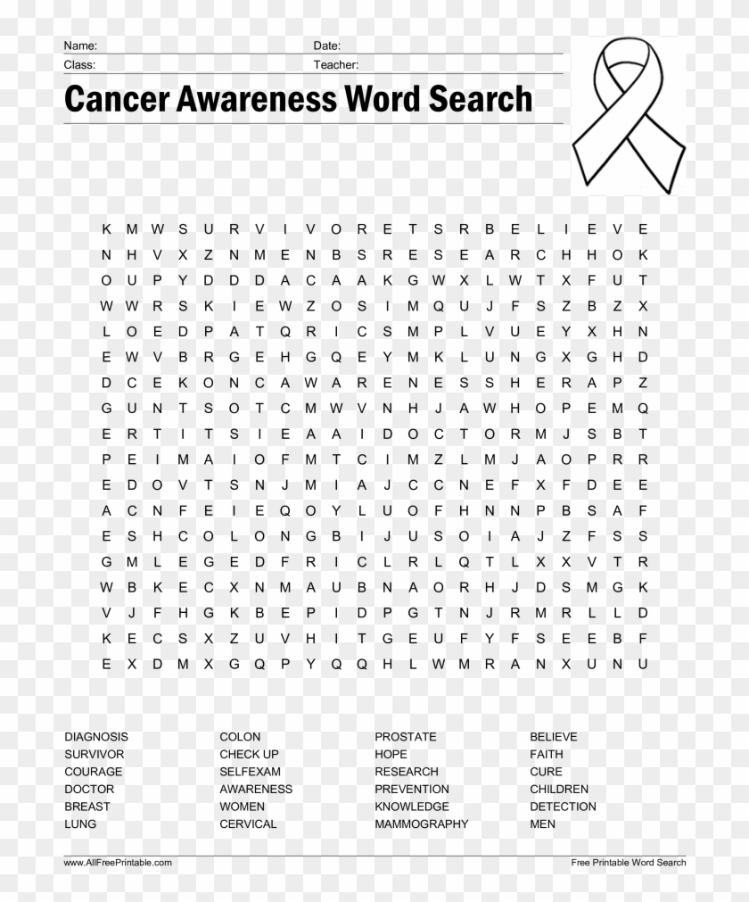 Free Awareness Word Search Templates At Awareness Word With Blank Word Search Template Free