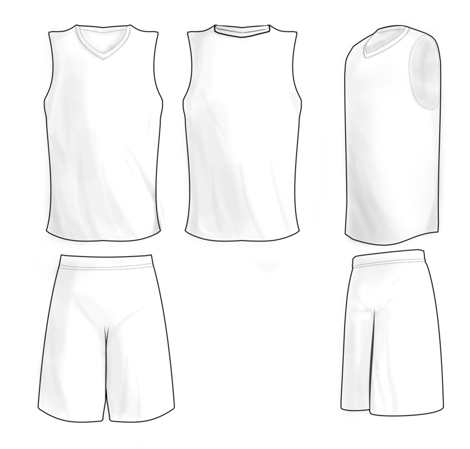 Free Basketball Jersey Template, Download Free Clip Art In Blank Basketball Uniform Template