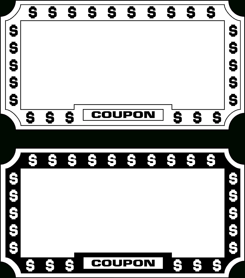 Free Blank Coupon Cliparts, Download Free Clip Art, Free Regarding Blank Coupon Template Printable