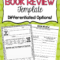 Free Book Review Template! Pertaining To 4Th Grade Book Report Template