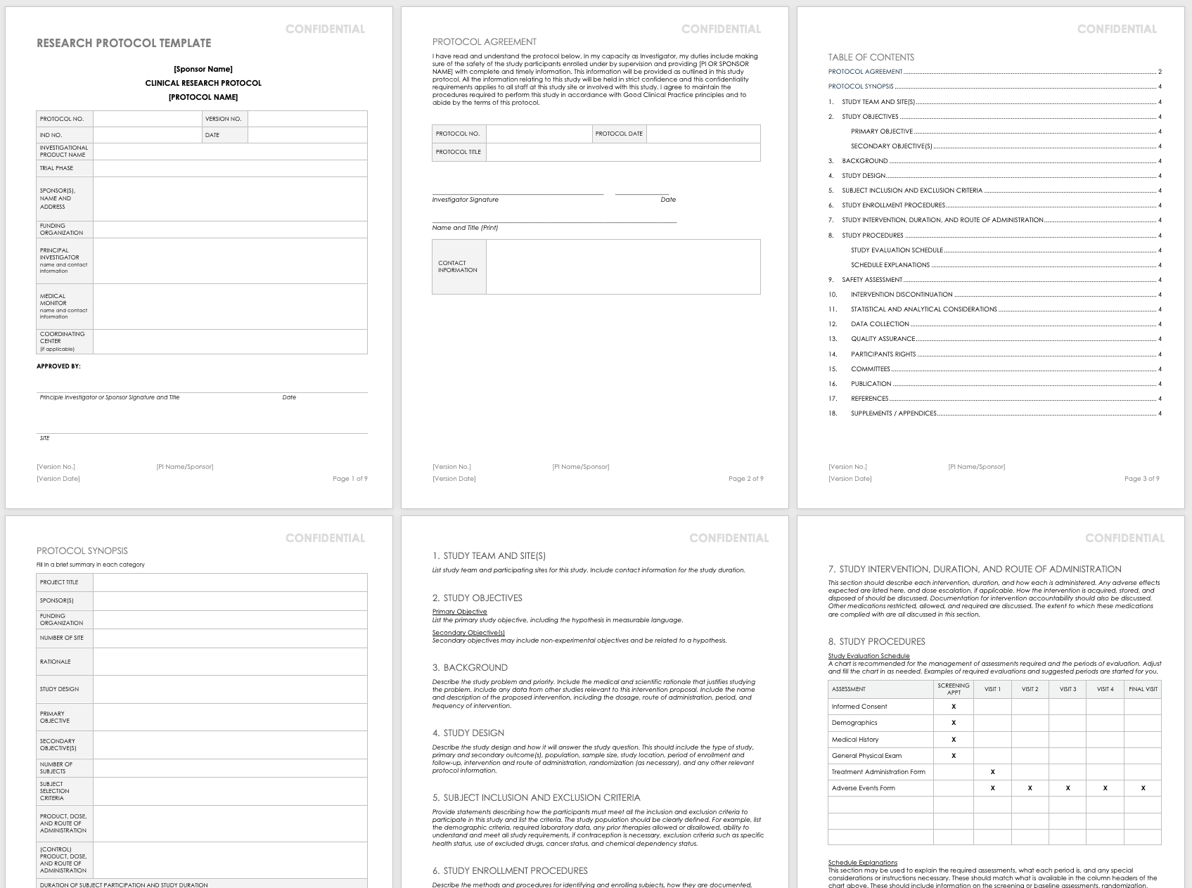 Free Clinical Trial Templates | Smartsheet For Monitoring Report Template Clinical Trials