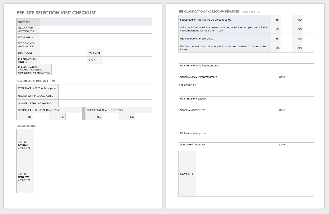 Free Clinical Trial Templates | Smartsheet With Regard To Clinical Trial Report Template