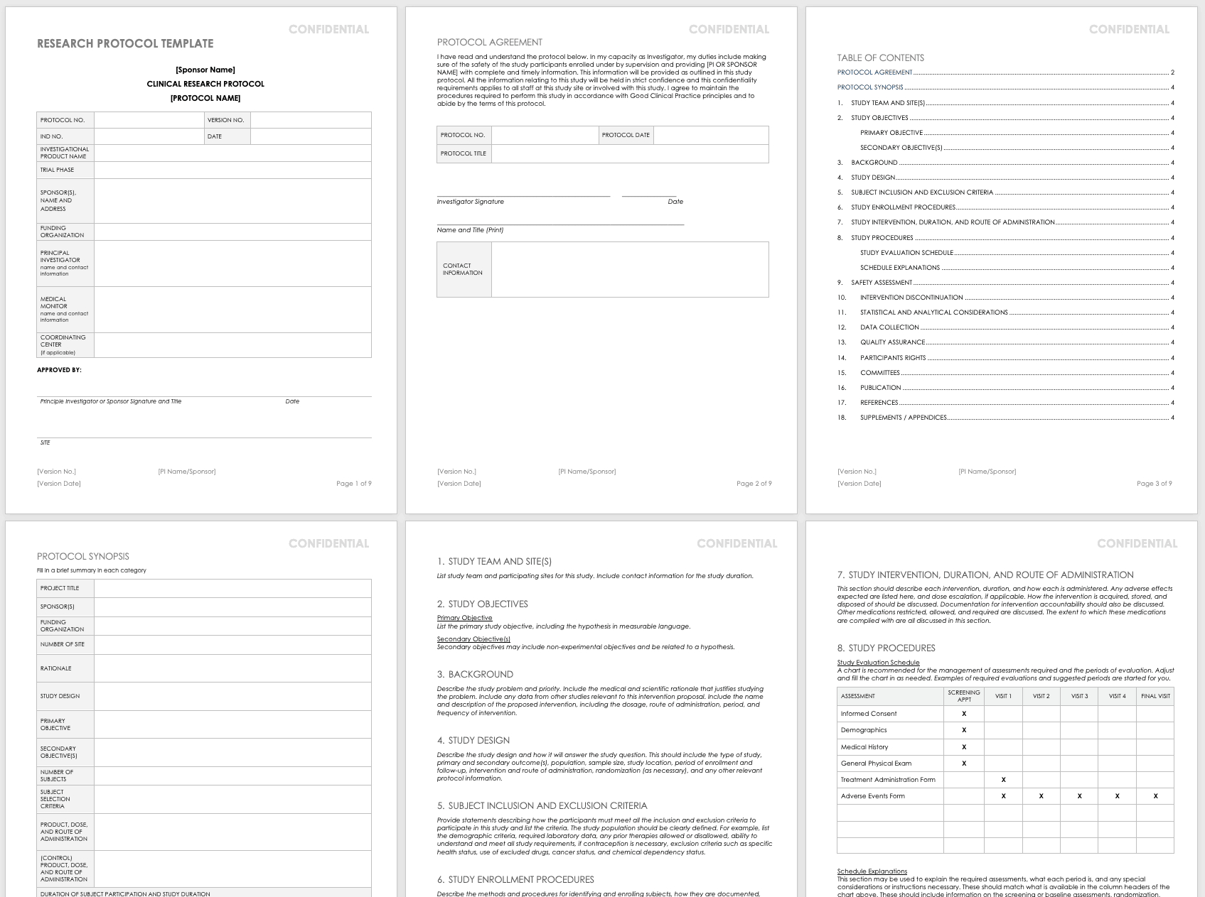 Free Clinical Trial Templates | Smartsheet Within Clinical Trial Report Template