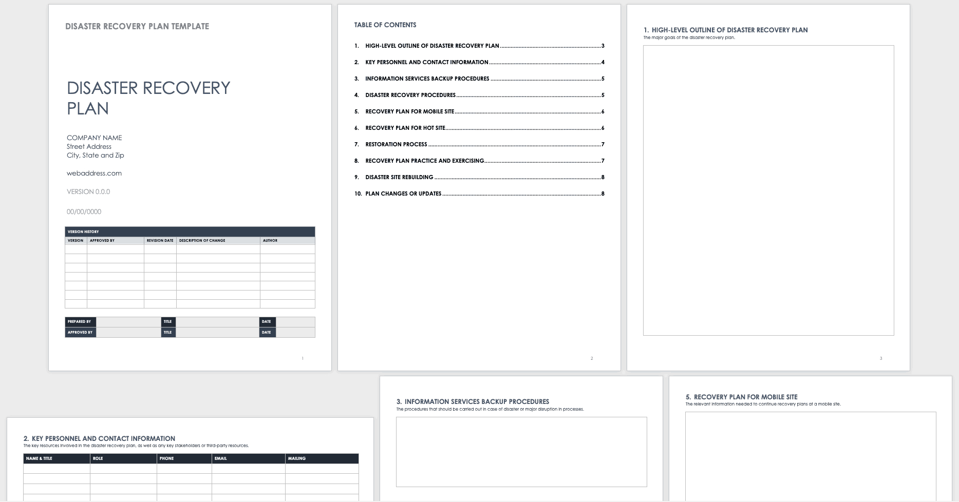 Free Disaster Recovery Plan Templates | Smartsheet For Emergency Drill Report Template