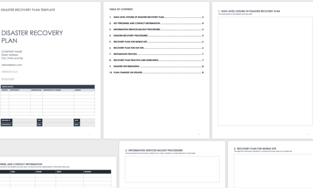 Free Disaster Recovery Plan Templates | Smartsheet regarding Dr Test Report Template