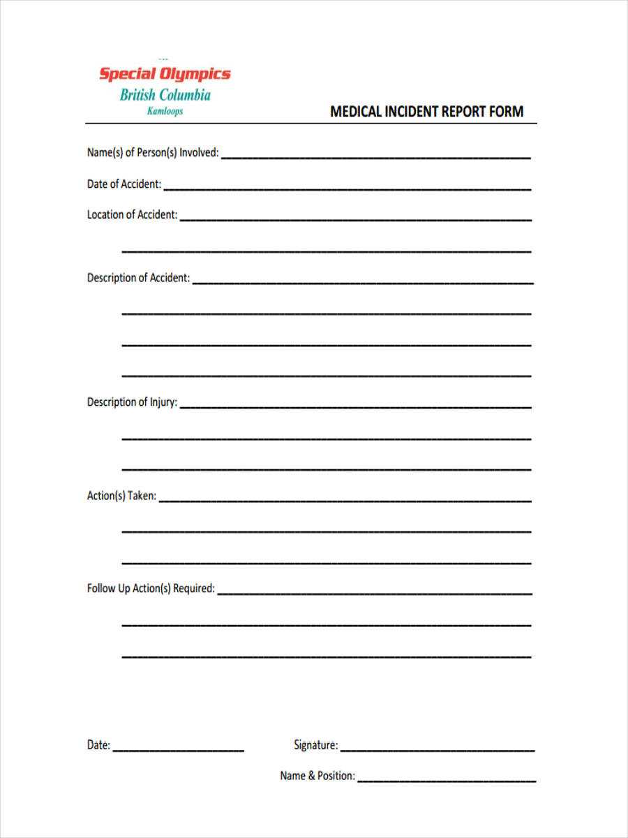 Free Downloadable Incident Report Template – Dalep For Generic Incident Report Template