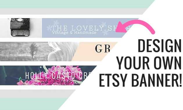 Free Etsy Banner Maker And Easy Tutorial Using Canva pertaining to Free Etsy Banner Template