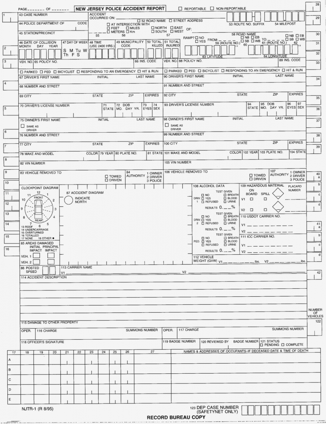 Free Fake Accident Report Template Unique Standard Incident With Regard To Police Incident Report Template