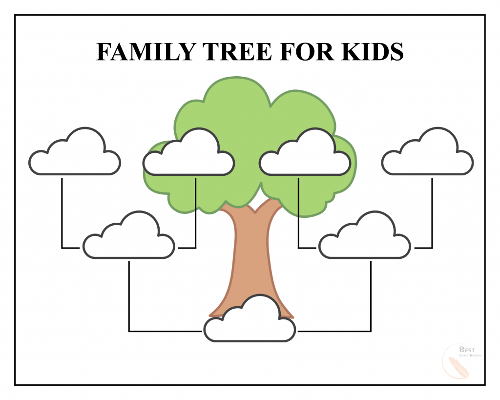 Free Family Tree Template – Pdf, Excel, Word & Google Doc Intended For 3 Generation Family Tree Template Word