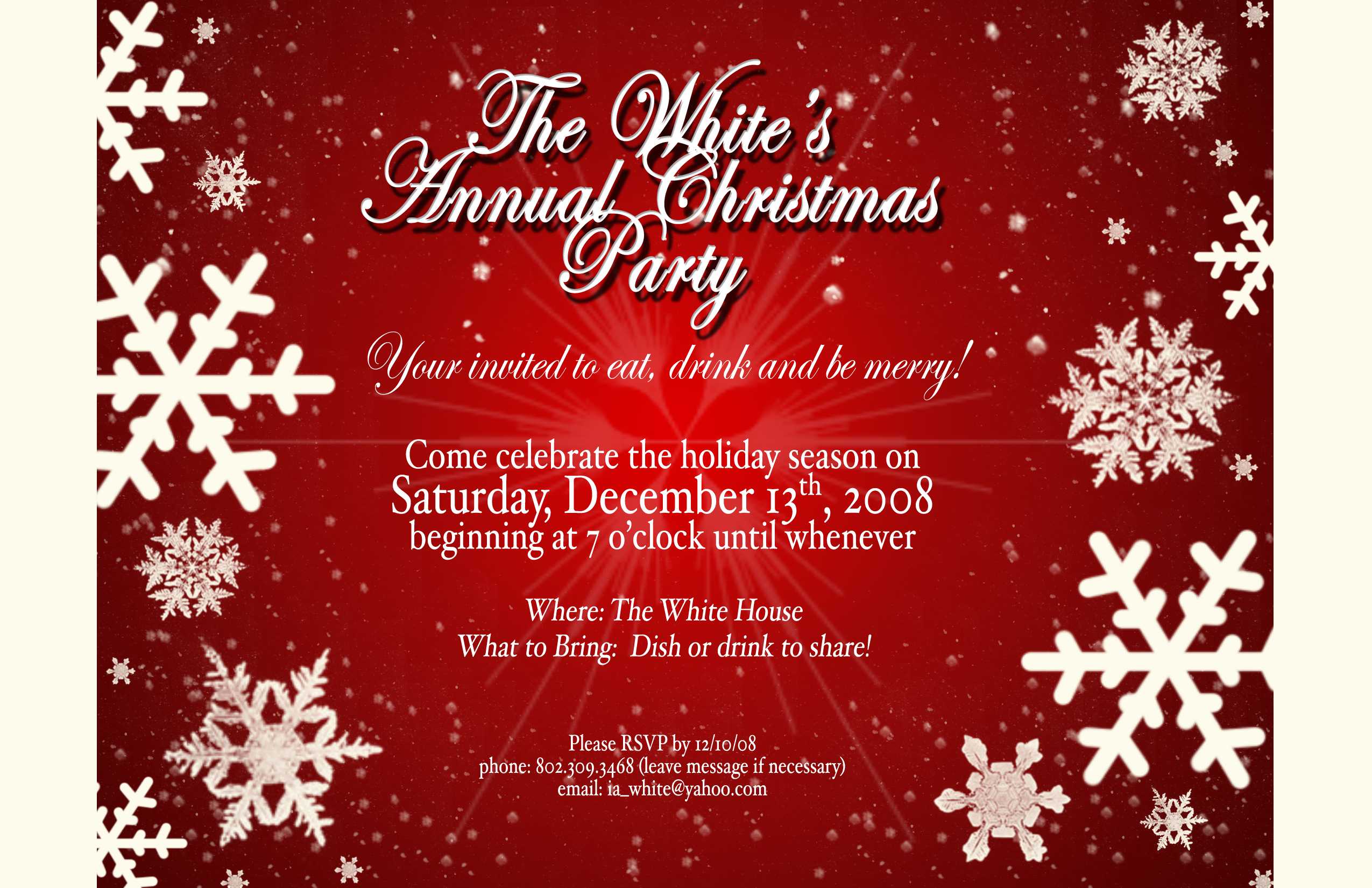 Free Holiday Party Invitation Clipart With Free Christmas Invitation Templates For Word
