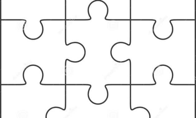 Free Jigsaw Puzzle Template - Dalep.midnightpig.co in Jigsaw Puzzle Template For Word