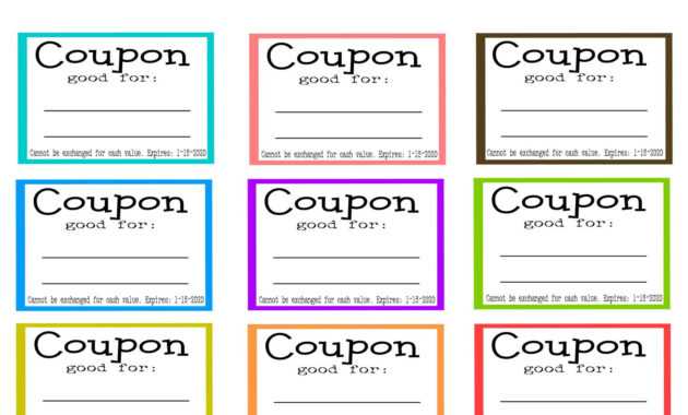 Free Print Coupons - Dalep.midnightpig.co within Blank Coupon Template Printable