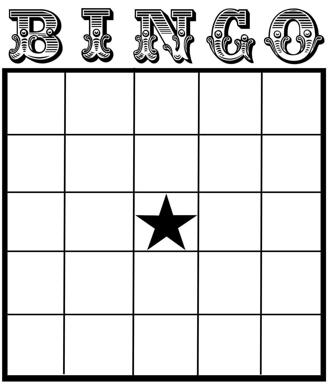 Free Printable Bingo Card Template - Set Your Plan & Tasks For Blank Bingo Template Pdf