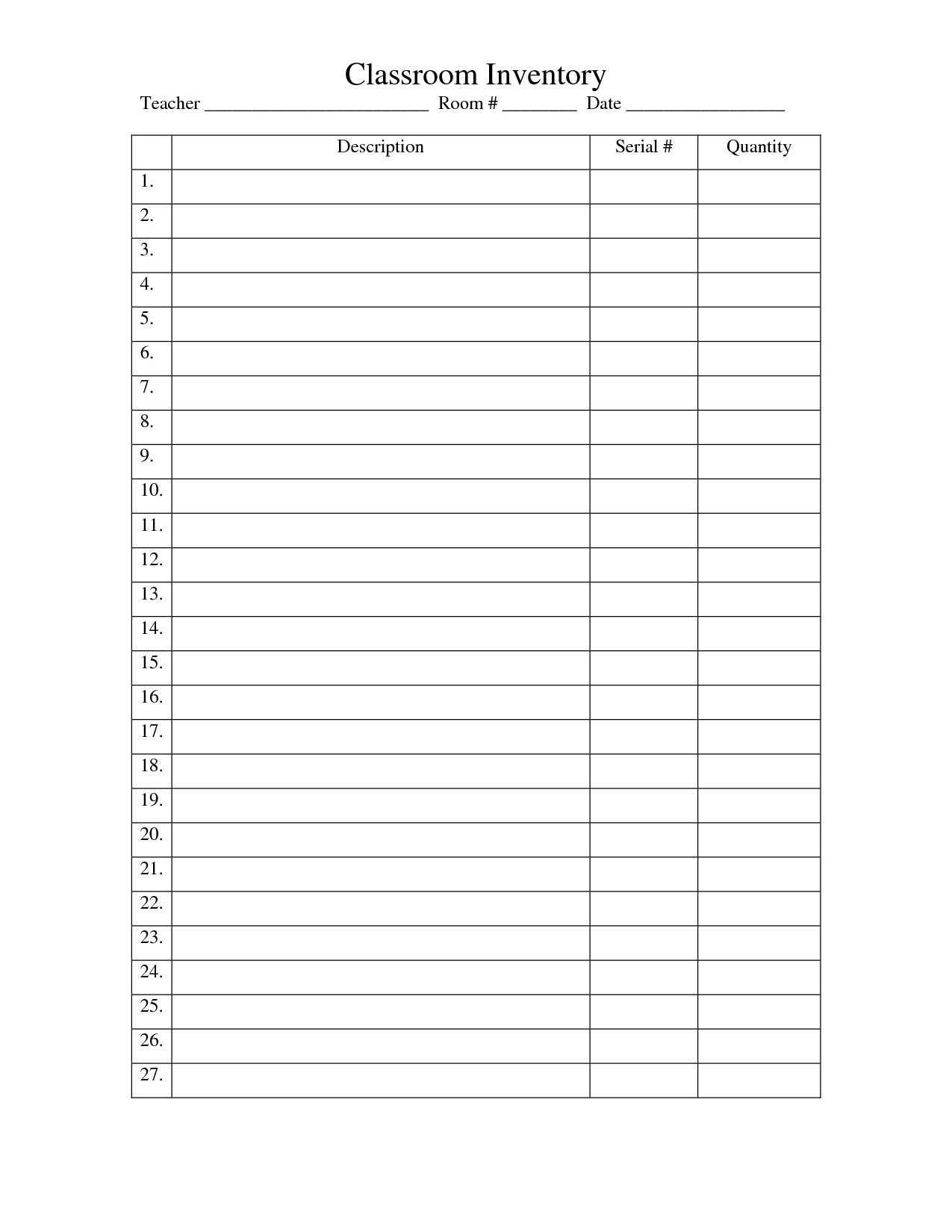Free Printable Blank Checklist Template In Blank Checklist Template Word