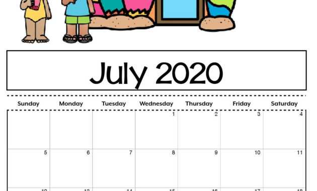 Free Printable Calendar Templates 2020 For Kids In Home within Blank Calendar Template For Kids
