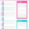 Free Printable Checklist | Room Surf In Blank Cleaning Schedule Template