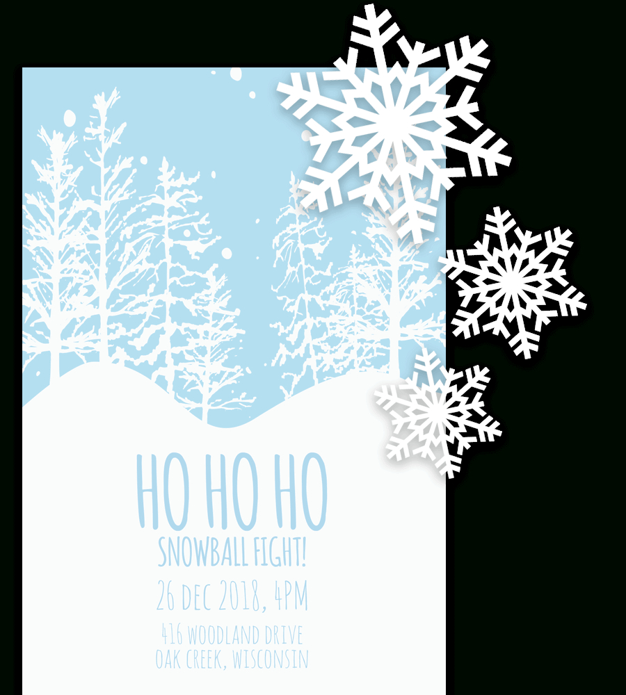 Free Printable Christmas Invitation Templates In Word! Throughout Free Dinner Invitation Templates For Word