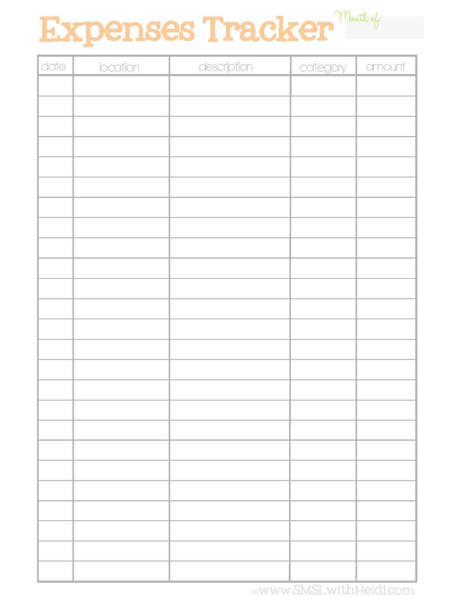 Free Printable Monthly Expense Sheet Business Incomeexpense Within Monthly Expense Report Template Excel