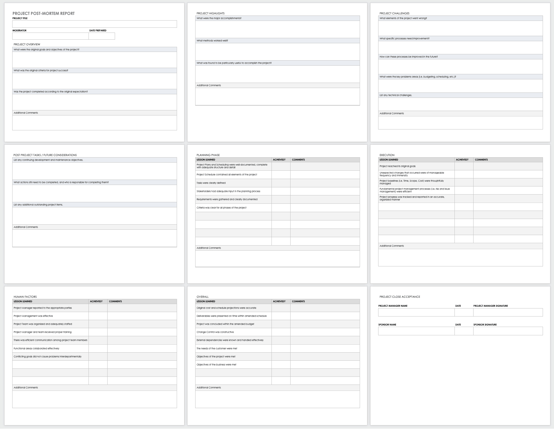 Free Project Report Templates | Smartsheet With Check Out Report Template