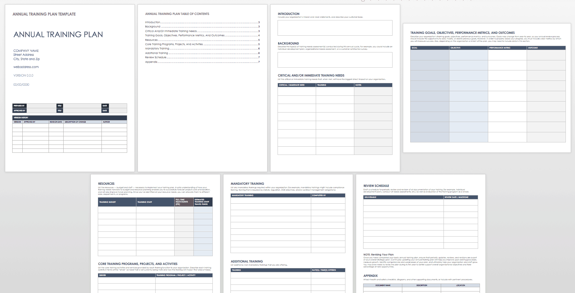 Free Training Plan Templates For Business Use | Smartsheet Pertaining To Training Documentation Template Word