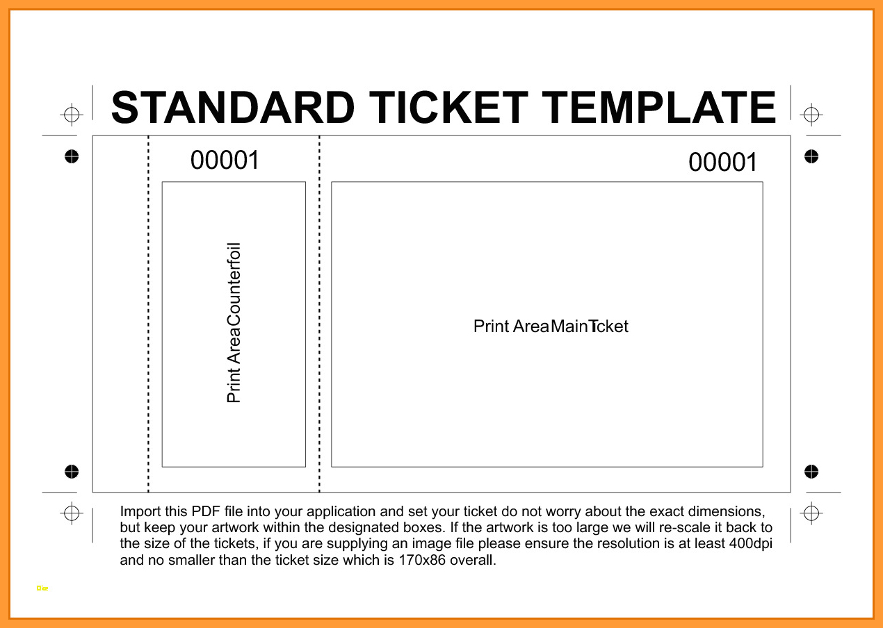 Fundraising Tickets Printables – Dalep.midnightpig.co With Blank Admission Ticket Template
