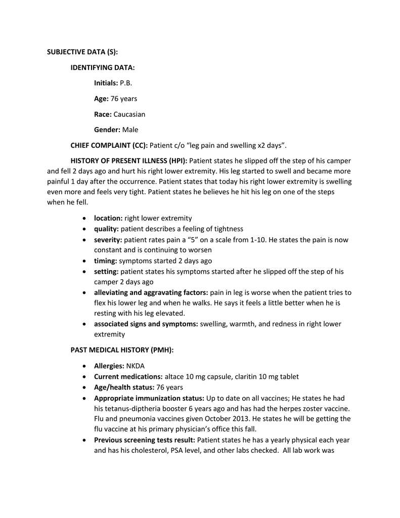 Geriatric Soap Note With Regard To Soap Report Template