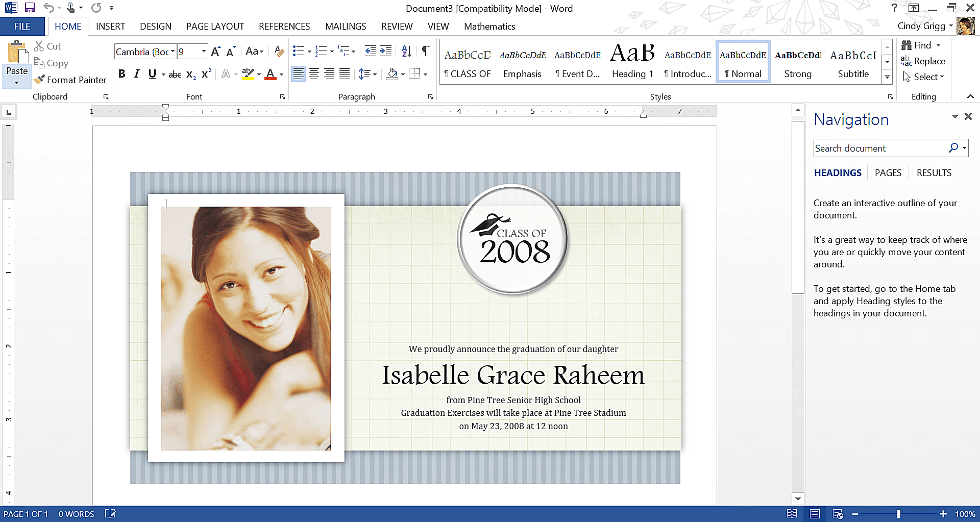 Get Microsoft's Best Graduation Templates With Graduation Invitation Templates Microsoft Word