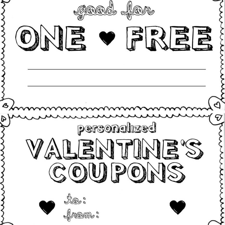 Good For One Free Coupon Template – Calep.midnightpig.co For Blank Coupon Template Printable