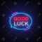 Good Luck Neon Text Vector. Good Luck Neon Sign, Design Template,.. Within Good Luck Banner Template