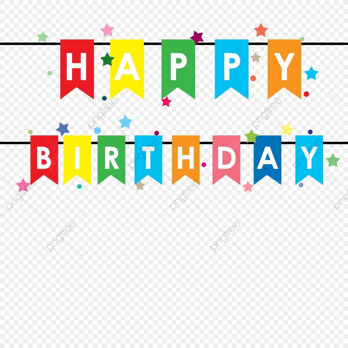 Happy Birthday Banner, Birthday, Happy, Vector Png With Free Happy Birthday Banner Templates Download