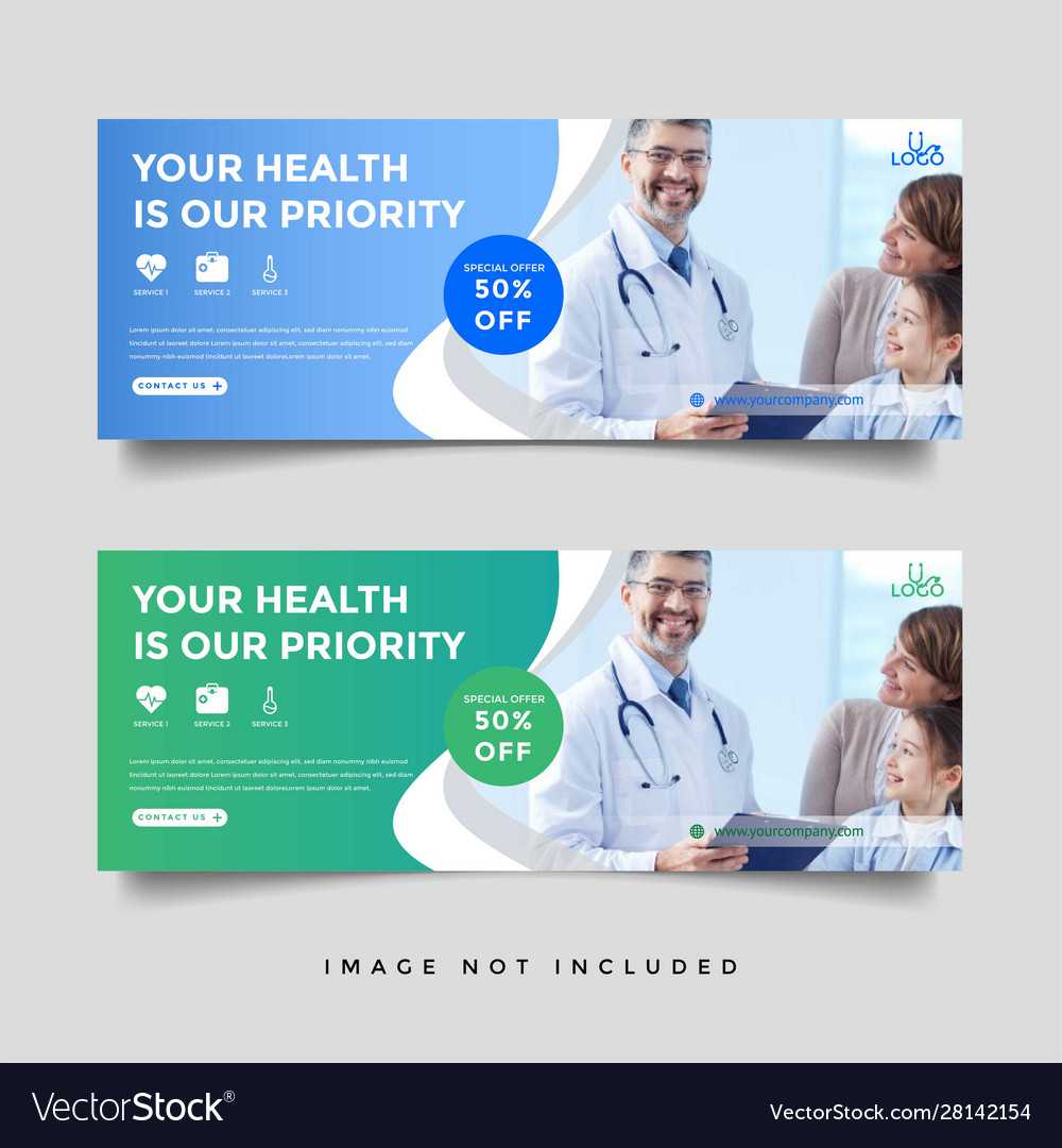 Healthcare Medical Banner Promotion Template Throughout Medical Banner Template