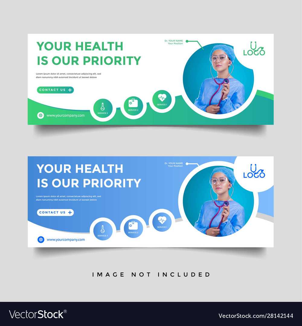 Healthcare Medical Banner Promotion Template Within Medical Banner Template