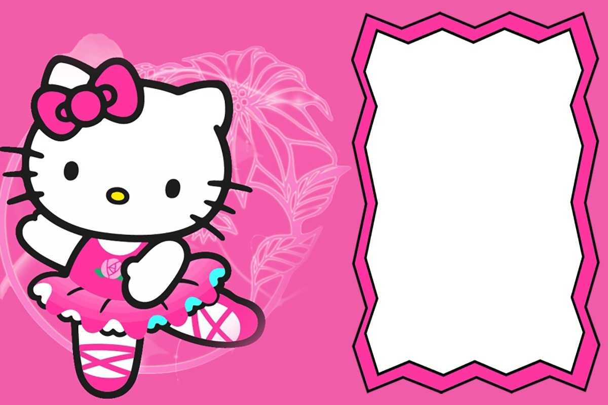 Hello Kitty Free Invitation Template – Calep.midnightpig.co Regarding Hello Kitty Birthday Banner Template Free