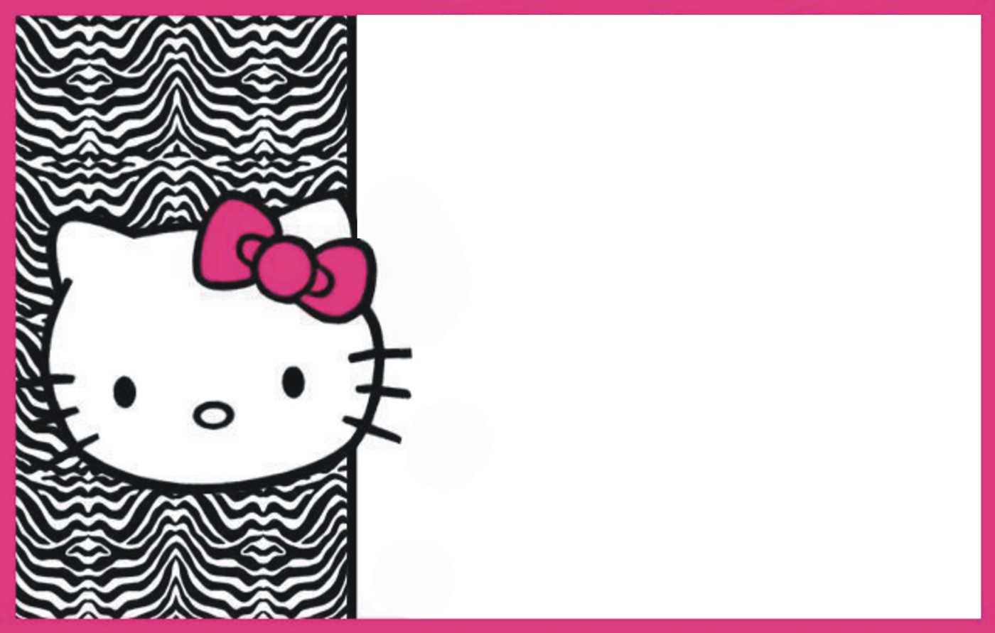 Hello Kitty Printable Invitations – Dalep.midnightpig.co Pertaining To Hello Kitty Banner Template