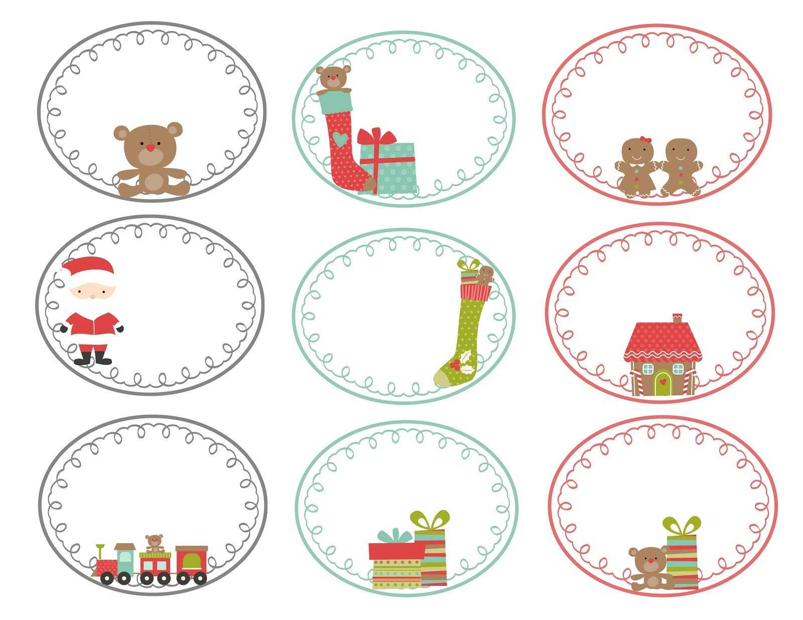 Homemade Christmas Gift Tags Templates – Dalep.midnightpig.co Within Free Gift Tag Templates For Word