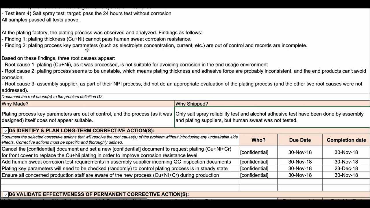 How To Complete An 8D Report? [8D Template Walkthrough] In 8D Report Format Template