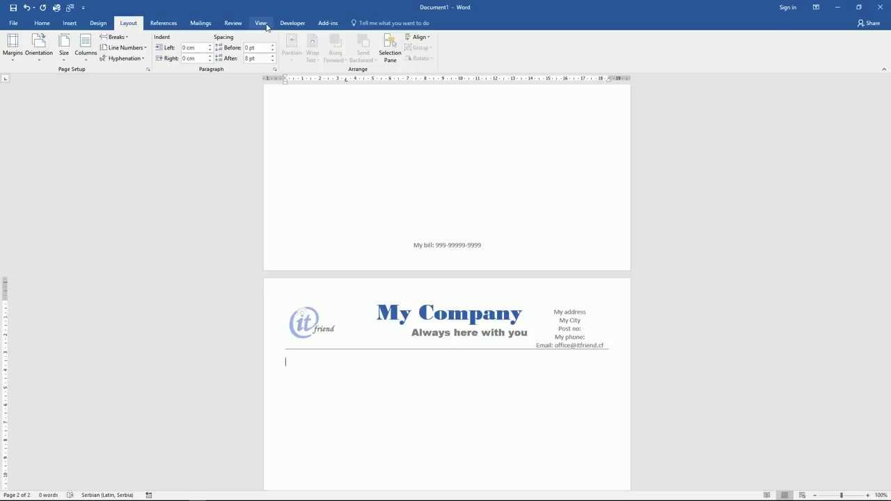 How To Create A Memo In Microsoft Word 2013/2016 | Tips And Tricks  [Itfriend] #itfriend #diy Pertaining To Memo Template Word 2013